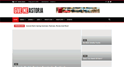 Desktop Screenshot of givemeastoria.com