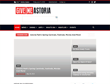 Tablet Screenshot of givemeastoria.com